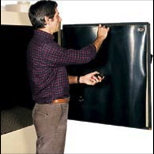 available in white to enhance visibility, protect the cabinet interior and are easy to replace